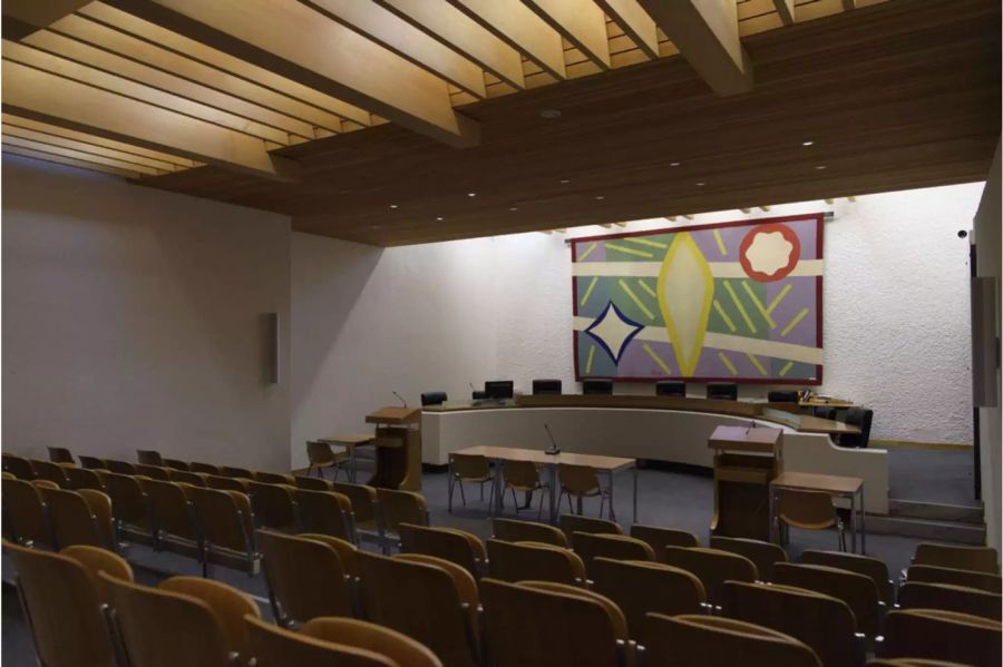 Kantonsgerichtssaal in St. Gallen - Keystone