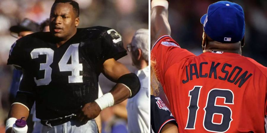 Bo Jackson: Der Amerikaner gilt als einer der grössten Athleten aller Zeiten, spielte im College Football und Basketball. Dann spielte er acht Jahre lang in der MLB, und vier Saisons lang nach Saisonende einfach in NFL weiter. 141 Homeruns und 45 Touchdowns sind seine Bilanz.