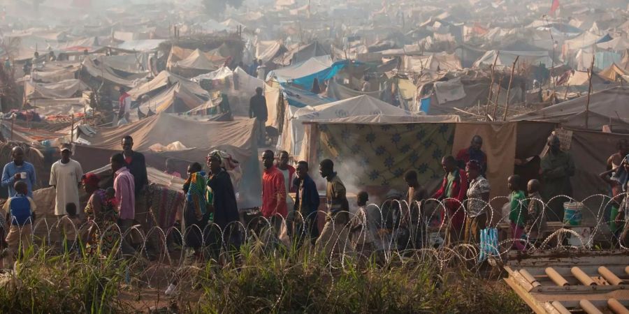 Ein Flüchtlingscamp in der Zentralafrikanischen Republik.