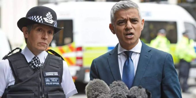 Sadiq Khan, Bürgermeister Londons und Scotland-Yard-Chefin Cressida Dick Khan