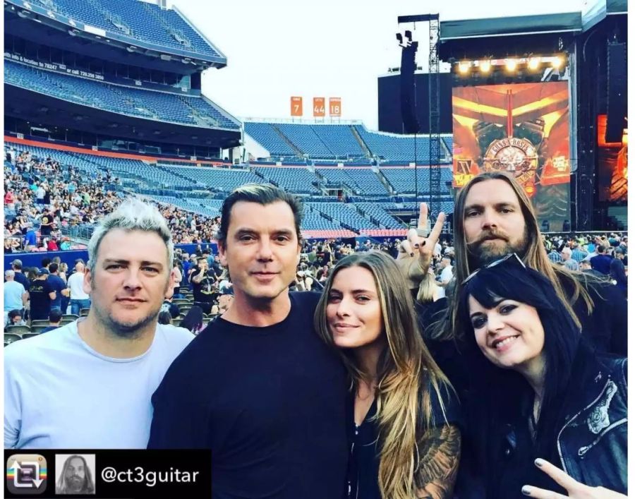 Eigentlich offiziell ein Paar: Sophia (2.v.r.) und Gavin Rossdale (2.v.l.).