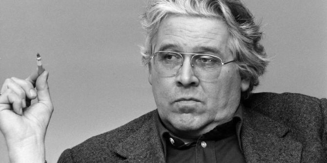 Der Filmemacher Alexander J. Seiler während einer Veranstaltung 1980 in Zürich.