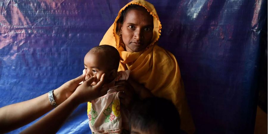 Rohingya-Flüchtlinge in Bangladesch.