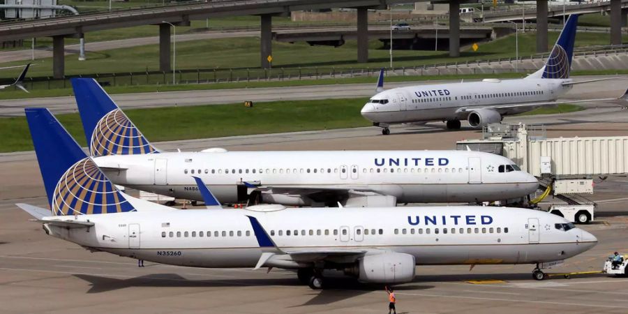 Keine Flüge nach Neu Delhi bei United Airlines.