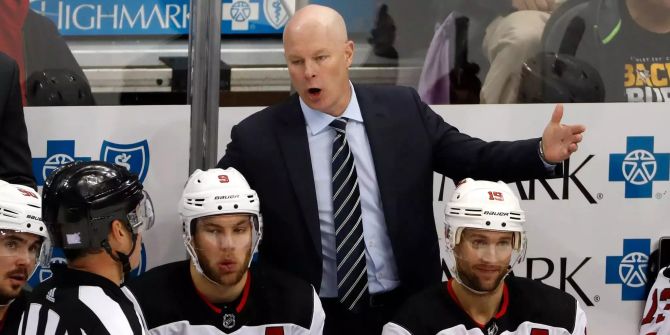 John Hynes und die New Jersey Devils.