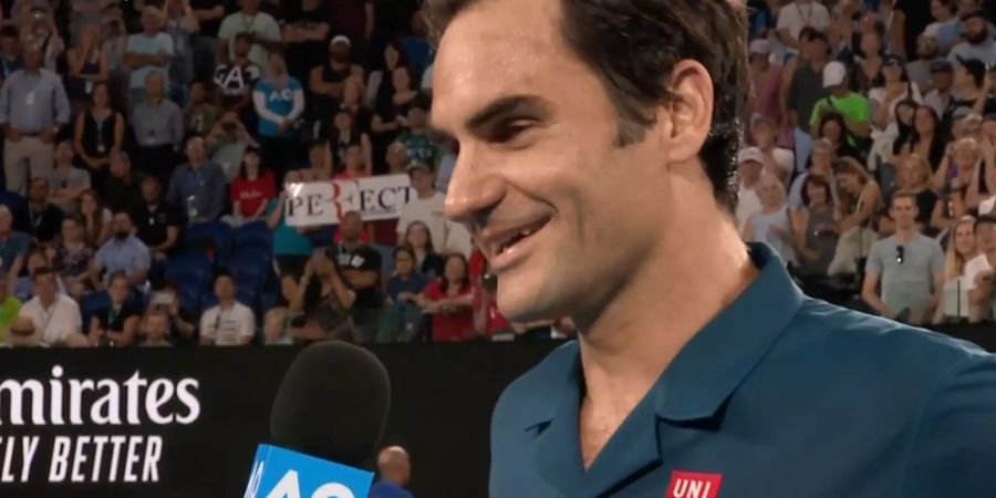 Roger Federer spricht im Interview mit John McEnroe