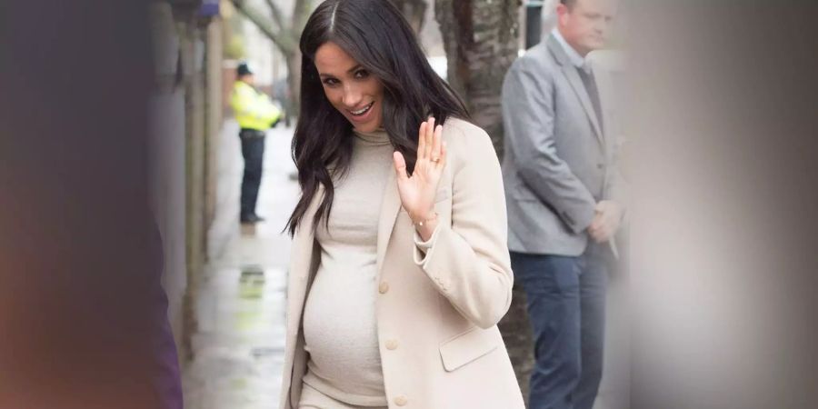 Meghan Markles Baby-Bauch wird immer grösser.