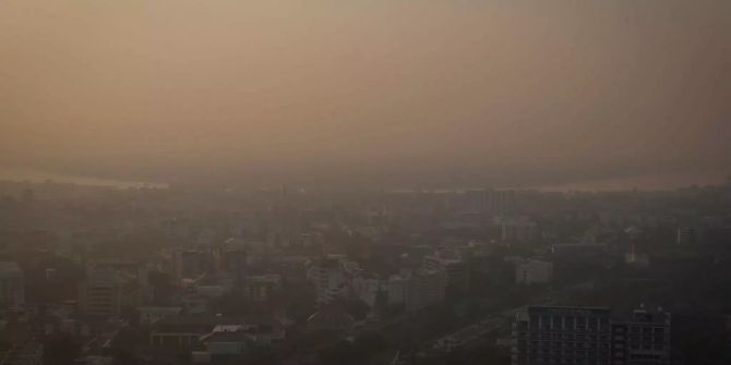 Smog in Bangkok.