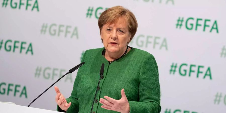 Angela Merkel bei der GFFA.