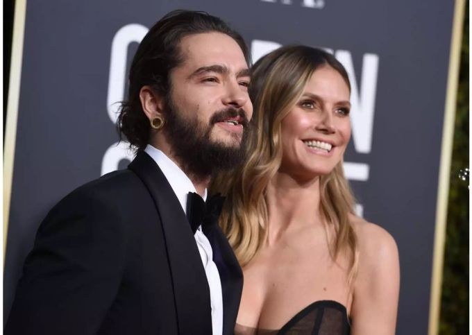 Tom Kaulitz und Heidi Klum erschienen gemeinsam auf dem Roten Teppich und strahlten für die Fotografen um die Wette.