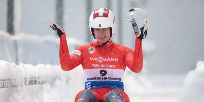 Schlitteln - Erster Top-Ten-Platz von Natalie Maag