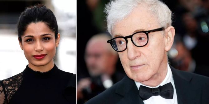 Freida Pinto und Woody Allen