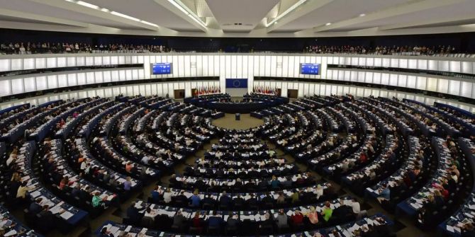 Das Europaparlament in Brüssel.