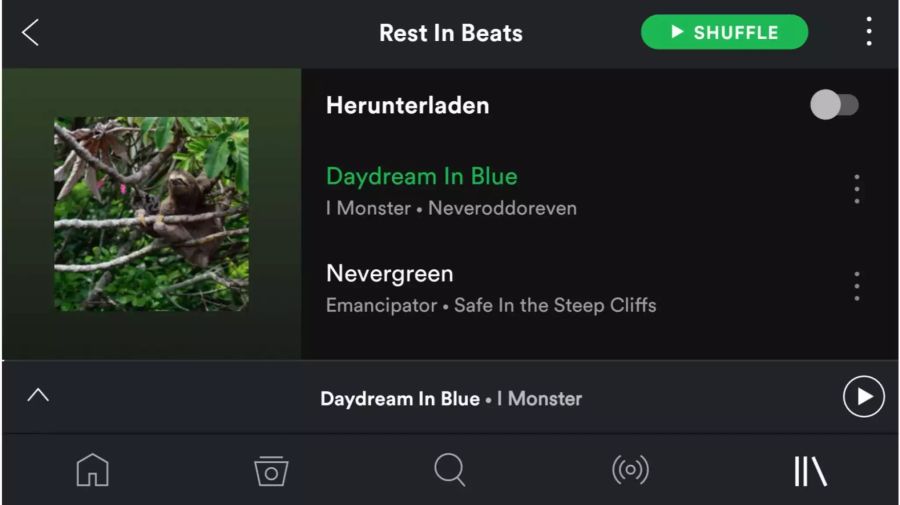 Auf Spotify finden Sie Inspiration für Ihre eigene Playlist.