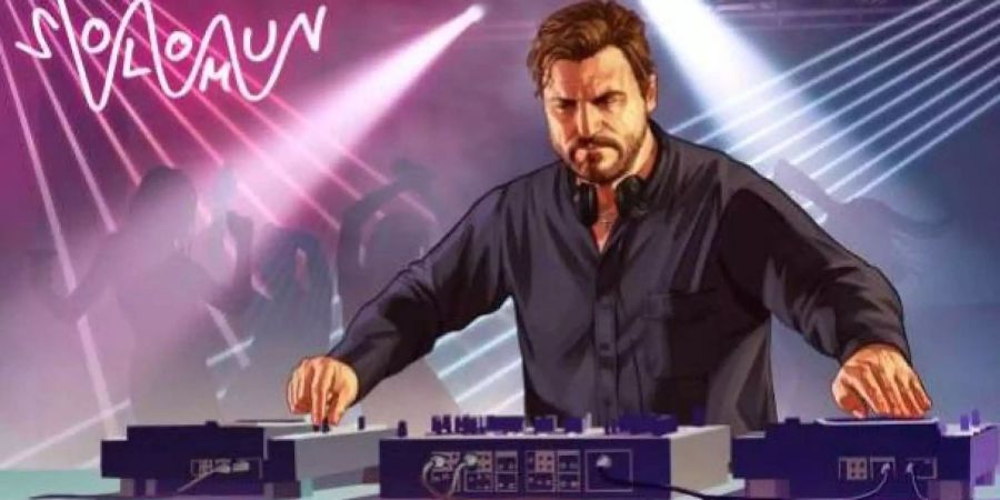 DJ Solomun als GTA-Figur.