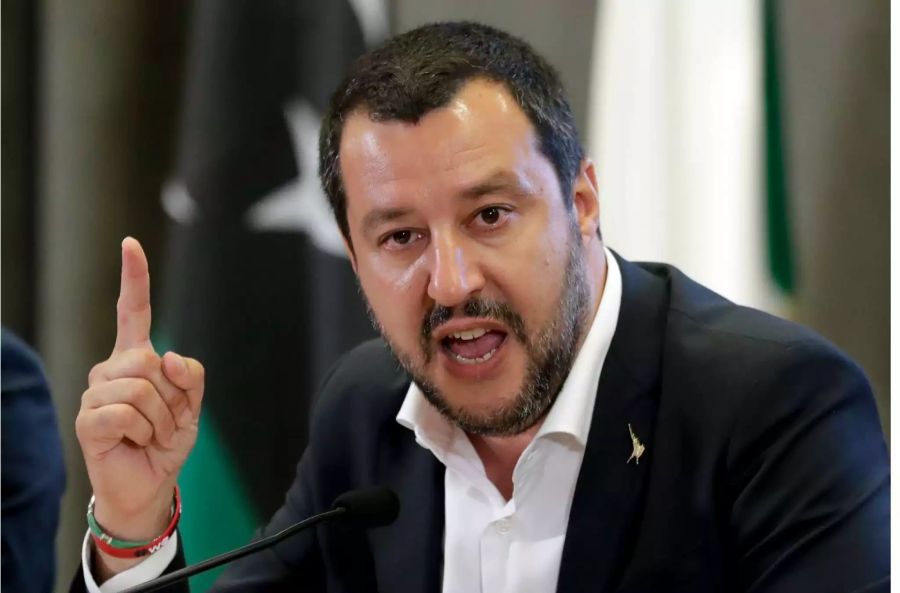 Matteo Salvini der rechtsextremen Lega-Partei.