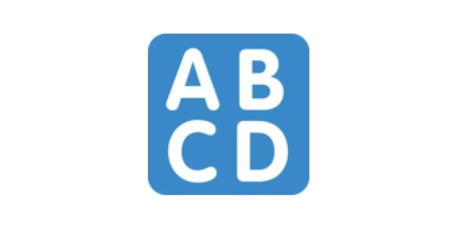 Das unbeliebteste und verschmähteste Emoji ist das ABCD-Symbol.