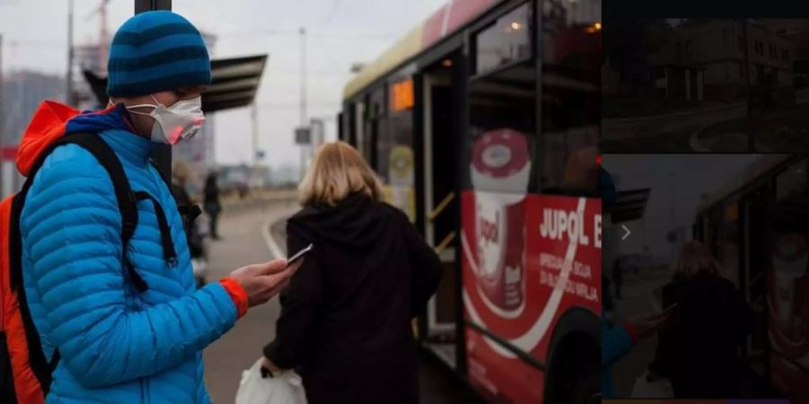 Teilweise halten es Bewohner in Belgrad ohne Atemschutz nicht mehr aus.