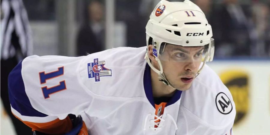 Shane Prince trug auch bei den New York Islanders die Nummer 11.