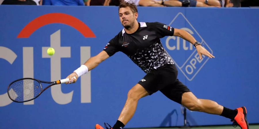 Stanislas Wawrinka vor einer Woche am ATP-Turnier in Washington.