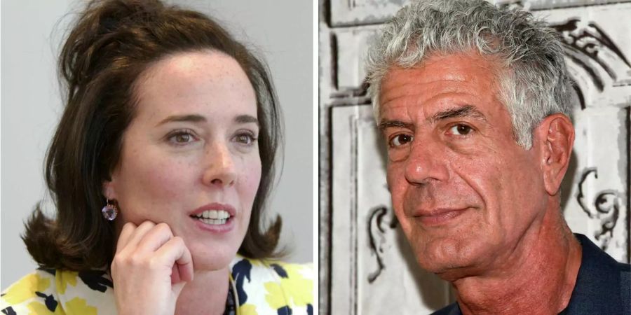 Designerin Kate Spade und TV-Koch Anthony Bourdain nahmen sich innerhalb von drei Tagen das Leben.