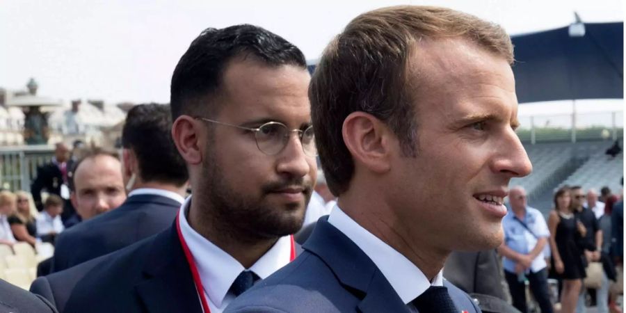 Macron steht wegen seinem Personenschützer in der Kritik.