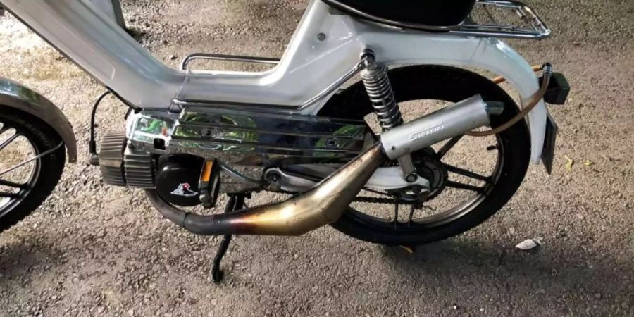Mit diesem Boliden schaffte es der Teenager fast auf Autobahn-Tempo.