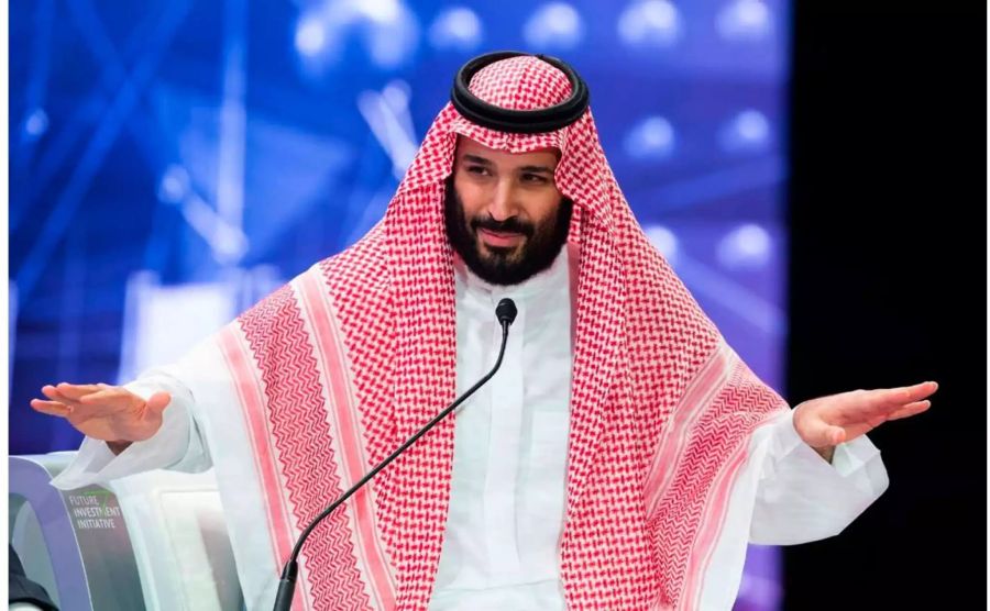 Mohammed bin Salman, Kronprinz von Saudi-Arabien, spricht bei einer internationalen Investorenkonferenz.