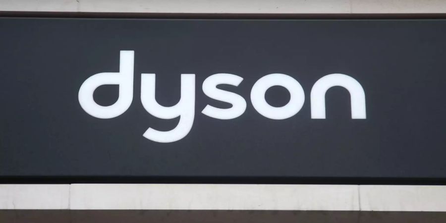 Das Logo des britischen Hausgeräte-Herstellers Dyson ist zu sehen.