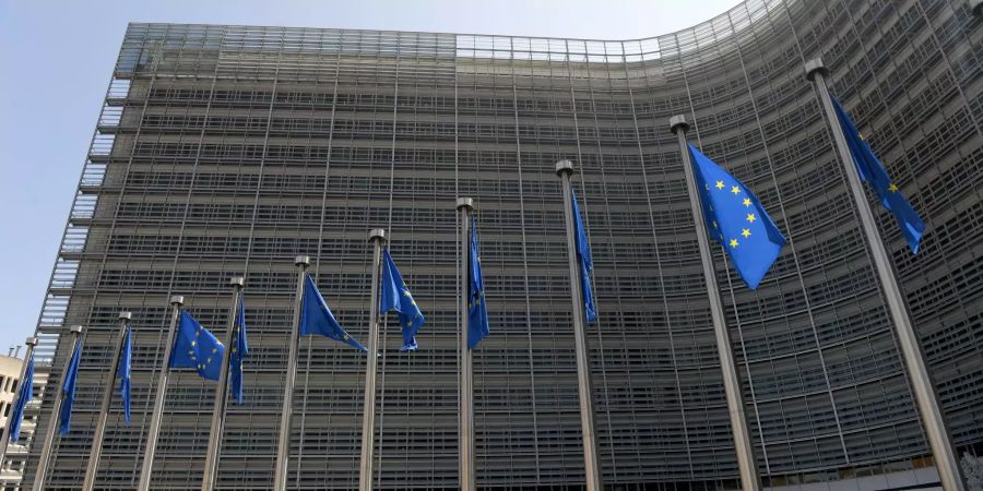 Ein Blick auf das Berlaymont-Gebäude, dem Sitz der EU-Kommission.