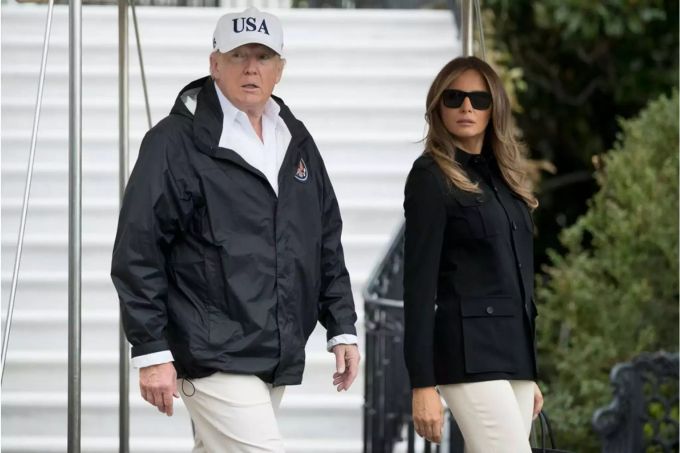 Melania und Donald Trump in Washington. Melania