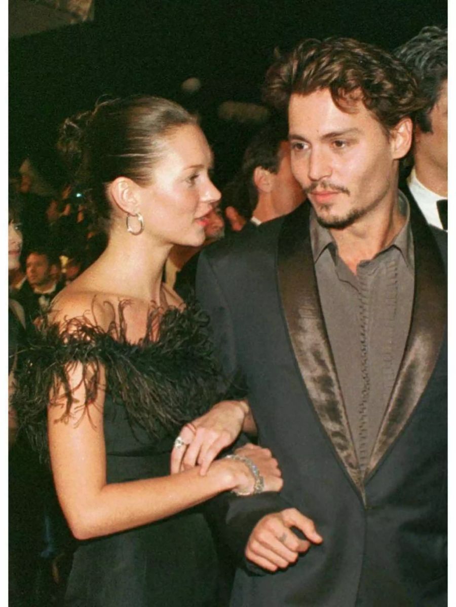 Kate Moss und Johnny Depp waren mal ein Paar.