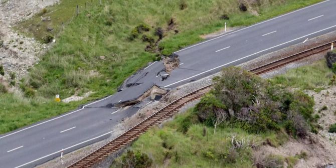 Das Erdbeben von 2016 hat in Neuseeland grosse Schäden angerichtet.