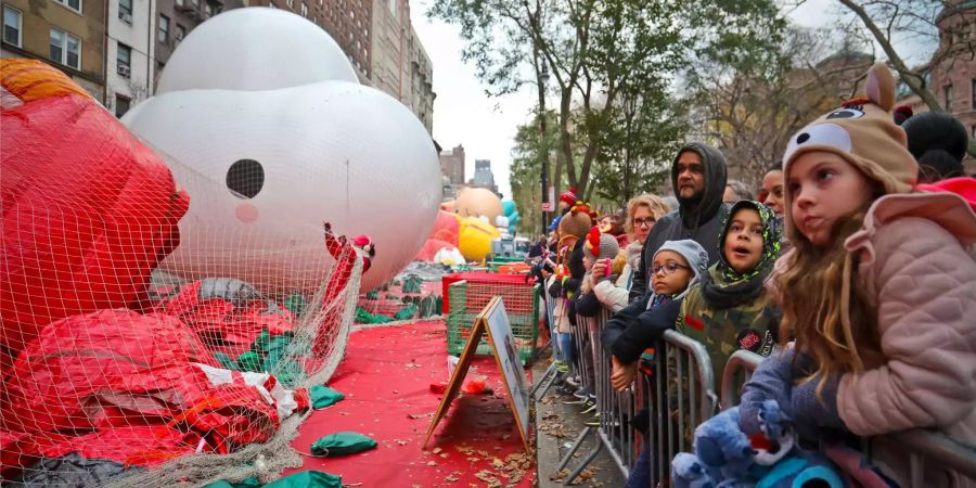 Heliumballons für die Thanksgiving-Parade in New York.