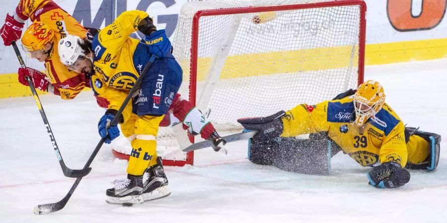 Davos-Goalie Anders Lindbäck konnte die Erwartungen bislang alles andere als erfüllen.