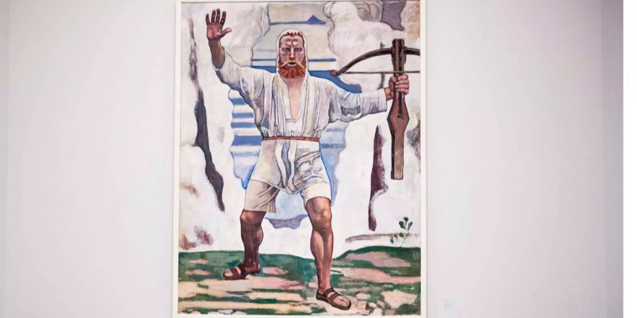 Das Kunstmuseum Bern stellt die Bilder von Ferdinand Hodler aus. Darunter befinden sich Werke wie «Wilhelm Tell», entstanden im Jahre 1897.