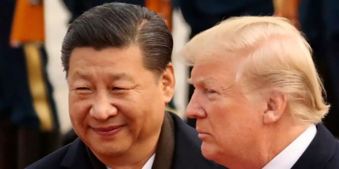 Chinas Präsident Xi Jinping und US-Präsident Donald Trump anlässlich des G20-Gipfels in Buenos Aires. Chinas Präsident Xi Jinping und US-Präsident Donald Trump