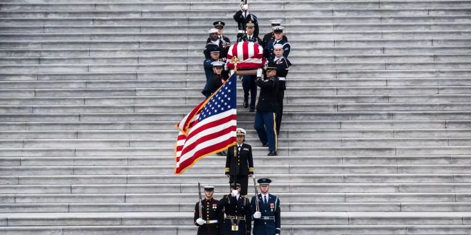 Georg H. W. Bush - USA nehmen Abschied von «grossartigem» Präsident