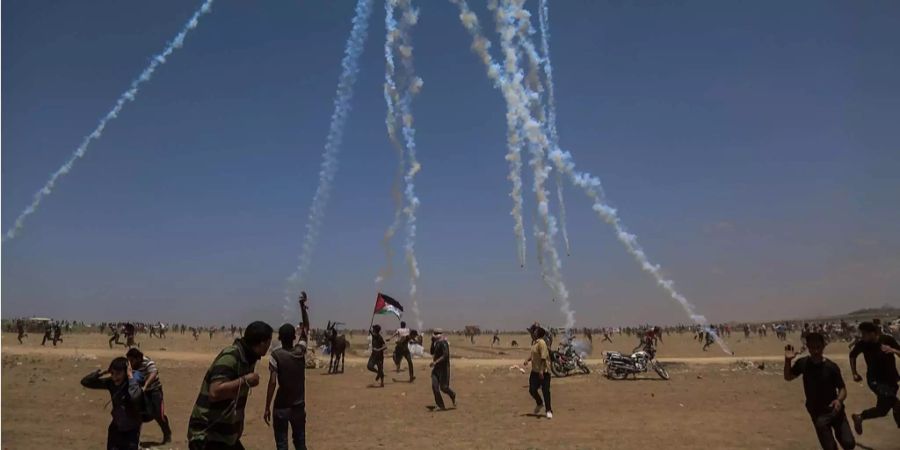 Auch am Dienstag dürften die Proteste am Gaza-Streifen weitergehen.