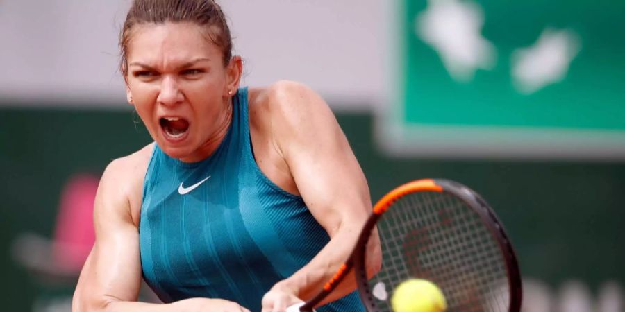 Kraftvolle Nummer eins: Simona Halep. Heute muss sie gegen Garbine Muguruza im French-Open-Halbfinal