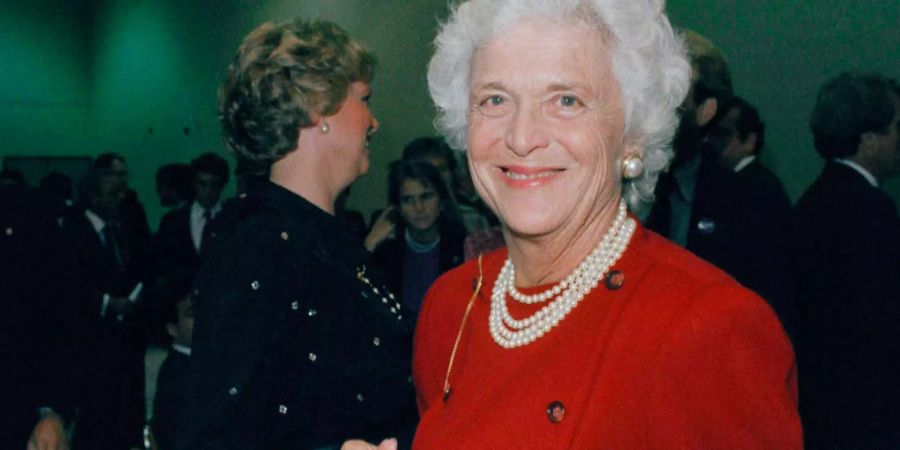 Barbara Bush – hier bei einer Debatte im Jahr 1984 – starb am 17. April im Alter von 92 Jahren.