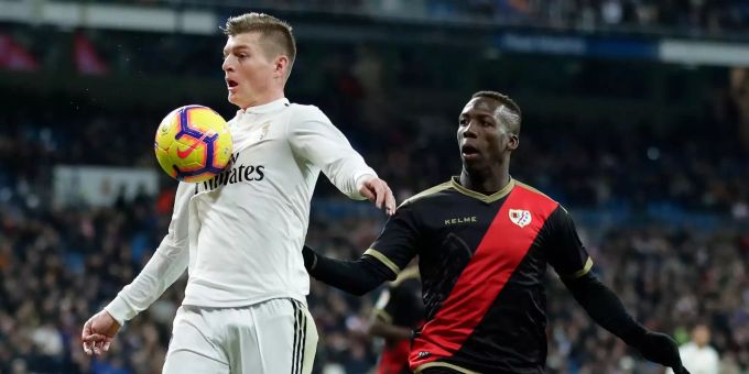 Toni Kroos im Spiel gegen Real Valladolid. Toni Kroos