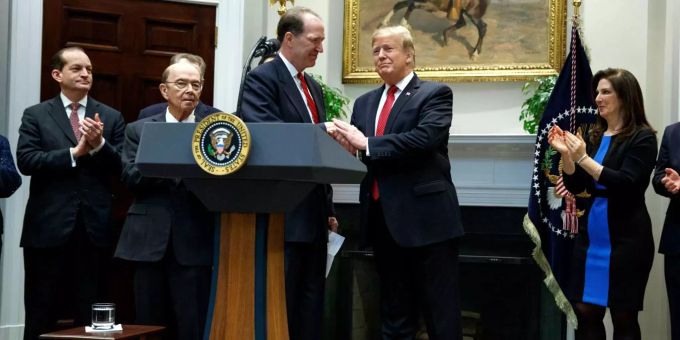 Donald Trump und David Malpass nach der Nomination. Donald Trump und David Malpass nach der Nomination.