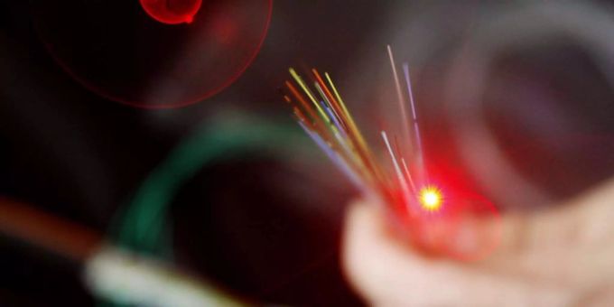 Ein roter Laser. (Symbolbild) Laser Rot