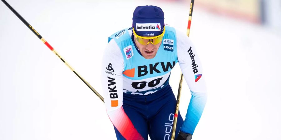 Dario Cologna wird am 15km Rennen in Toblach Elfter.