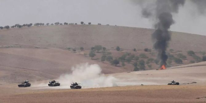 Einige Panzer der türkischen Armee.