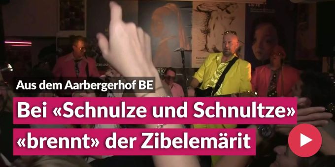 Vor Ort aus dem Aarbergerhof BE - Bei «Schnulze und Schnultze» «brennt» der Zibelemärit