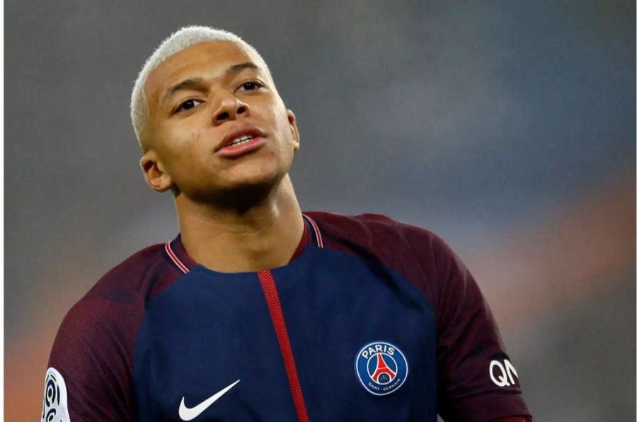 Kylian Mbappé, heute bei PSG.