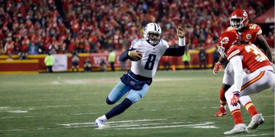 Marcus Mariota führt die Titans zum Sieg.