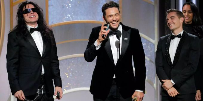 James Franco wird als bester Hauptdarsteller in einer Komödie geehrt. James Franco wird als bester Hauptdarsteller in einer Komödie geehrt.